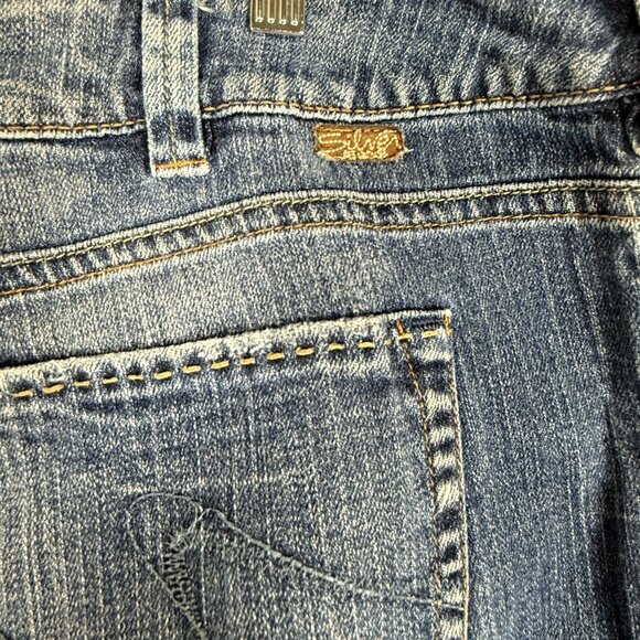 Silver Jeans Julia Boot Cut Denim Women 20 Mid Rise Medium Wash Inseam 31" - Picture 8 of 9